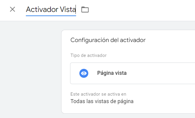 Activador Tag Manager Blog Modular