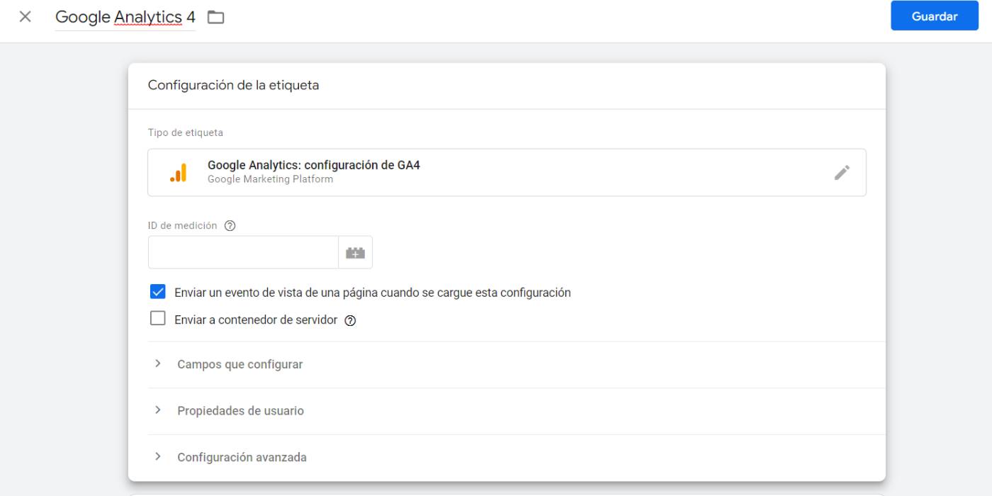 Configuracion Analytics Tag Manager Blog Modular