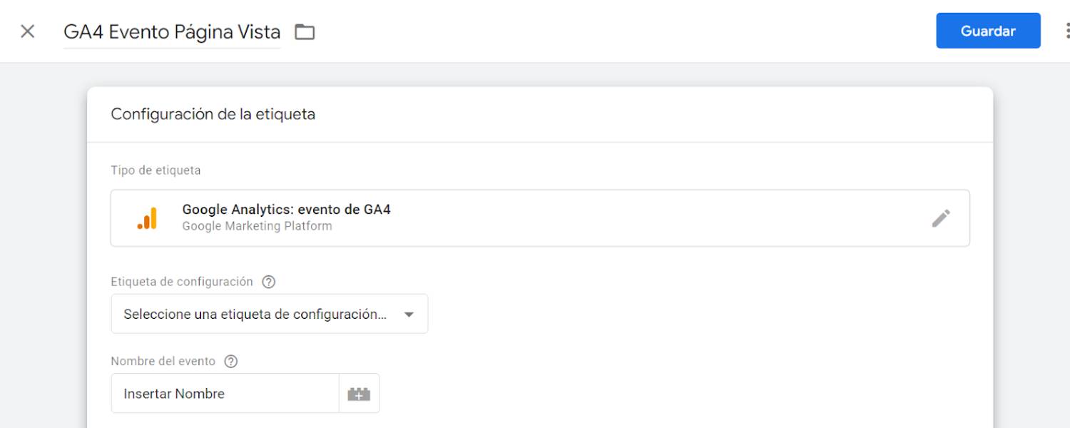 Evento Tag Manager Blog Modular