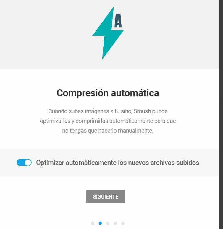 Configuración WP Smush Imagenes