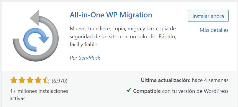 All In One WP Migration Modular Ds