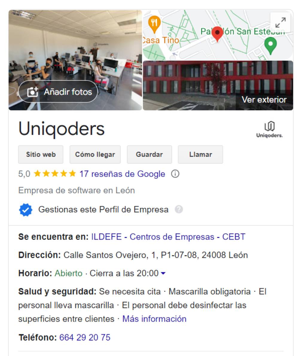 Google My Business Modular Ds