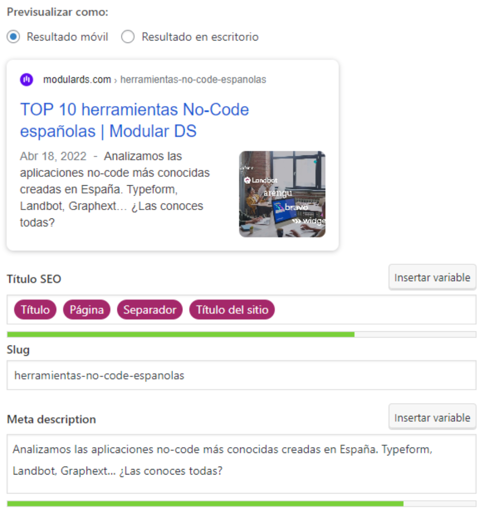 Yoast SEO Modular BLog