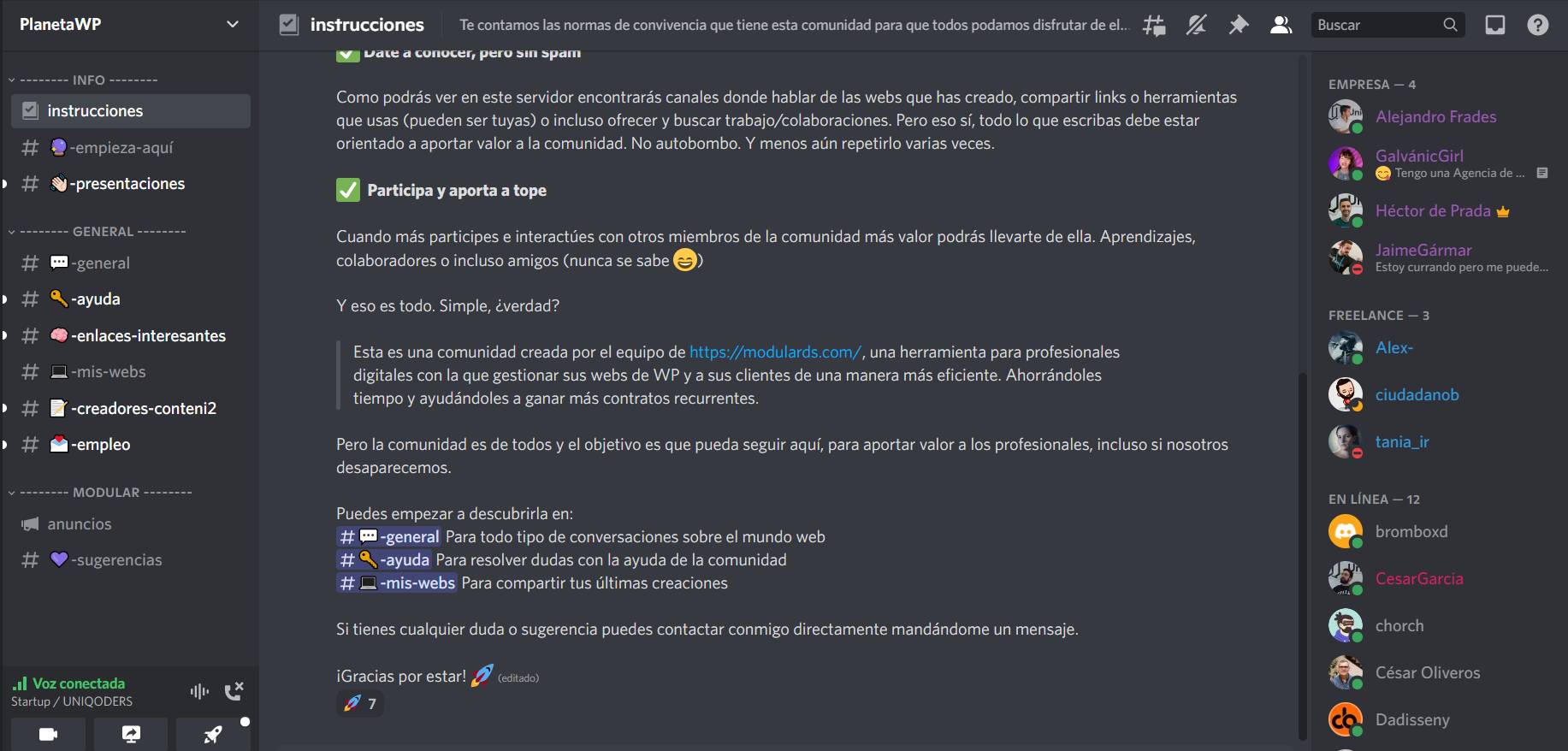 Planeta WP WordPress Comunidad Modular