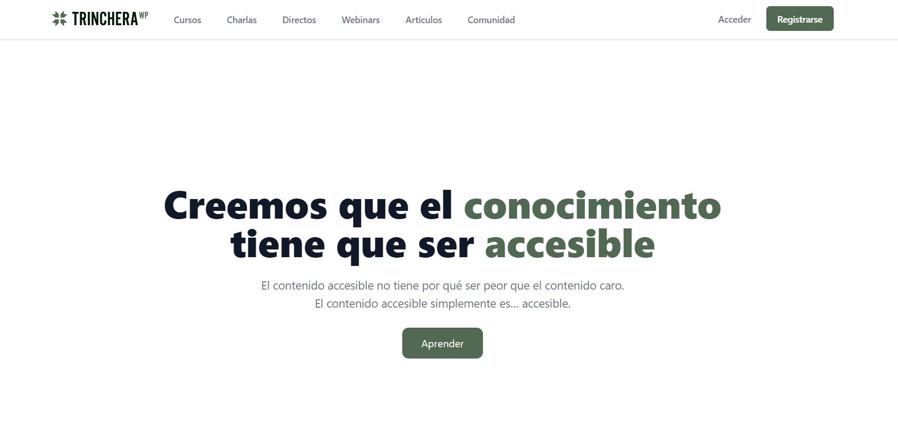 TrincheraWP Comunidad Online WordPress Modular