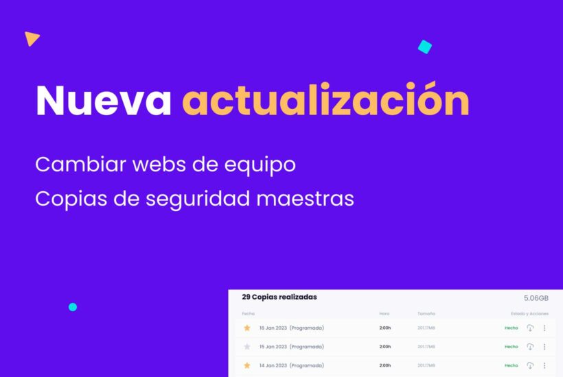 Actualización de Modular enero 2023_ Backups maestros