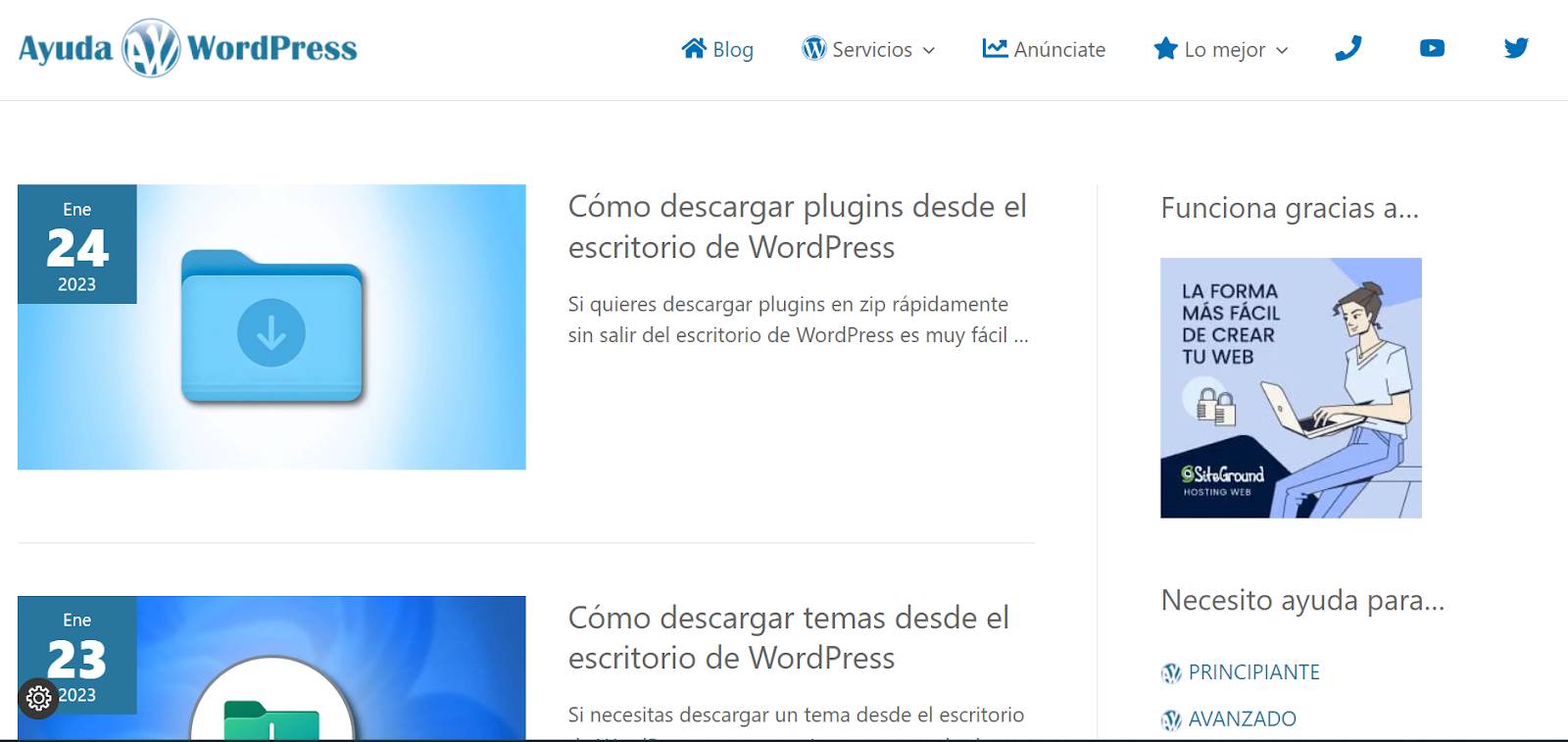 Ayuda WP Newsletter WordPress Modular