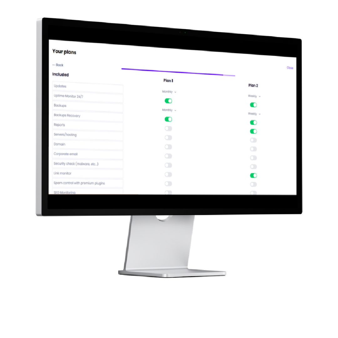 Planes Mantenimiento Web Calculadora Modular Pagina