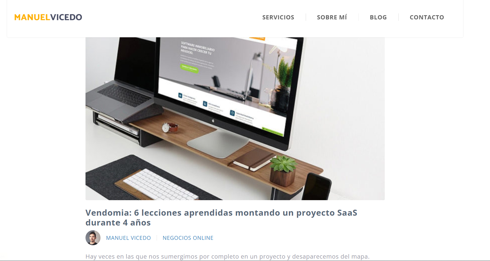 Manuel Vicedo Mejores Blogs Espanol WordPress Modular