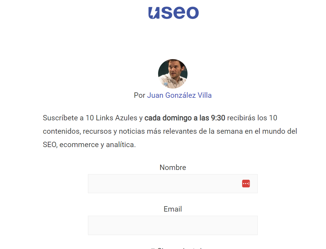 10 links azules mejores newsletters seo espanol