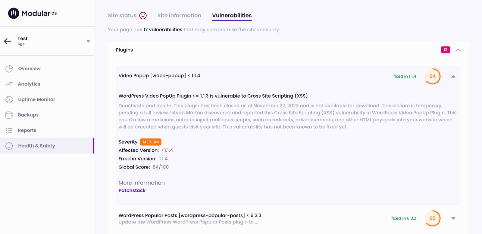 WordPress Vulnerabilities Plugins Themes Modular
