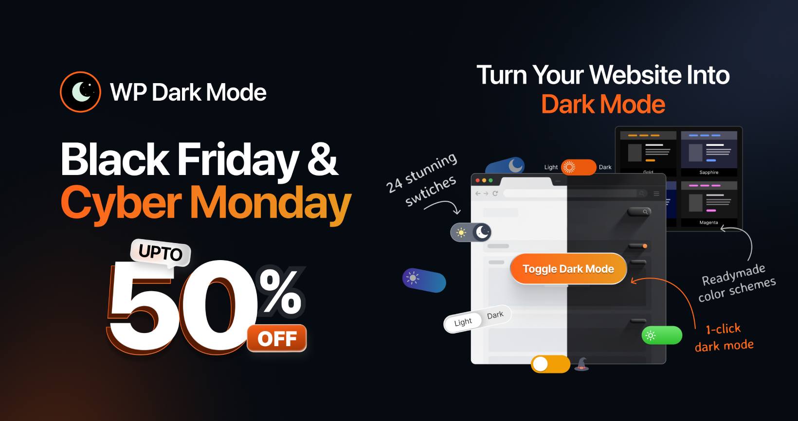 WP Dark Mode Modular DS Black Friday