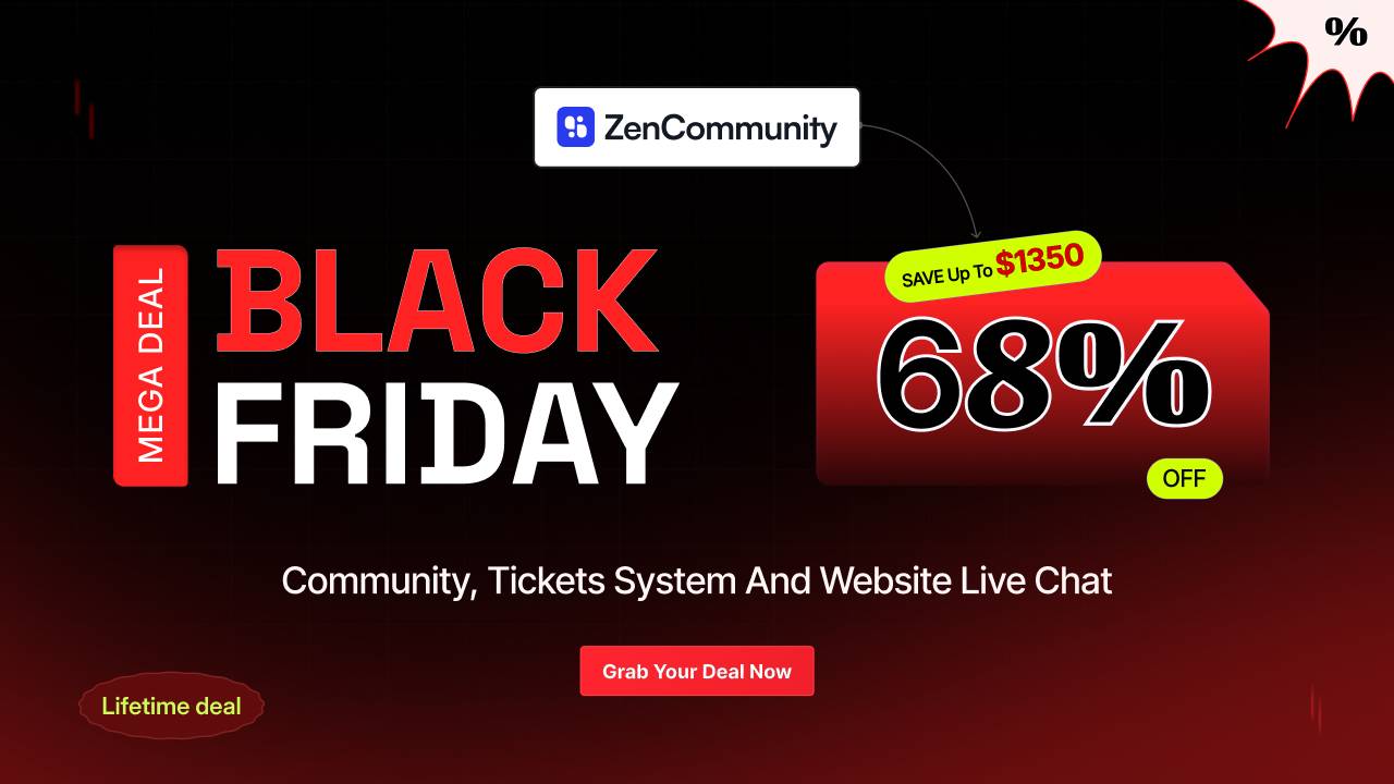ZenCommunity Black Friday Deals Banner Modular DS