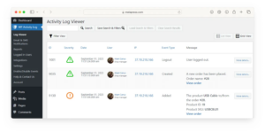 Activity Log Viewer Modular