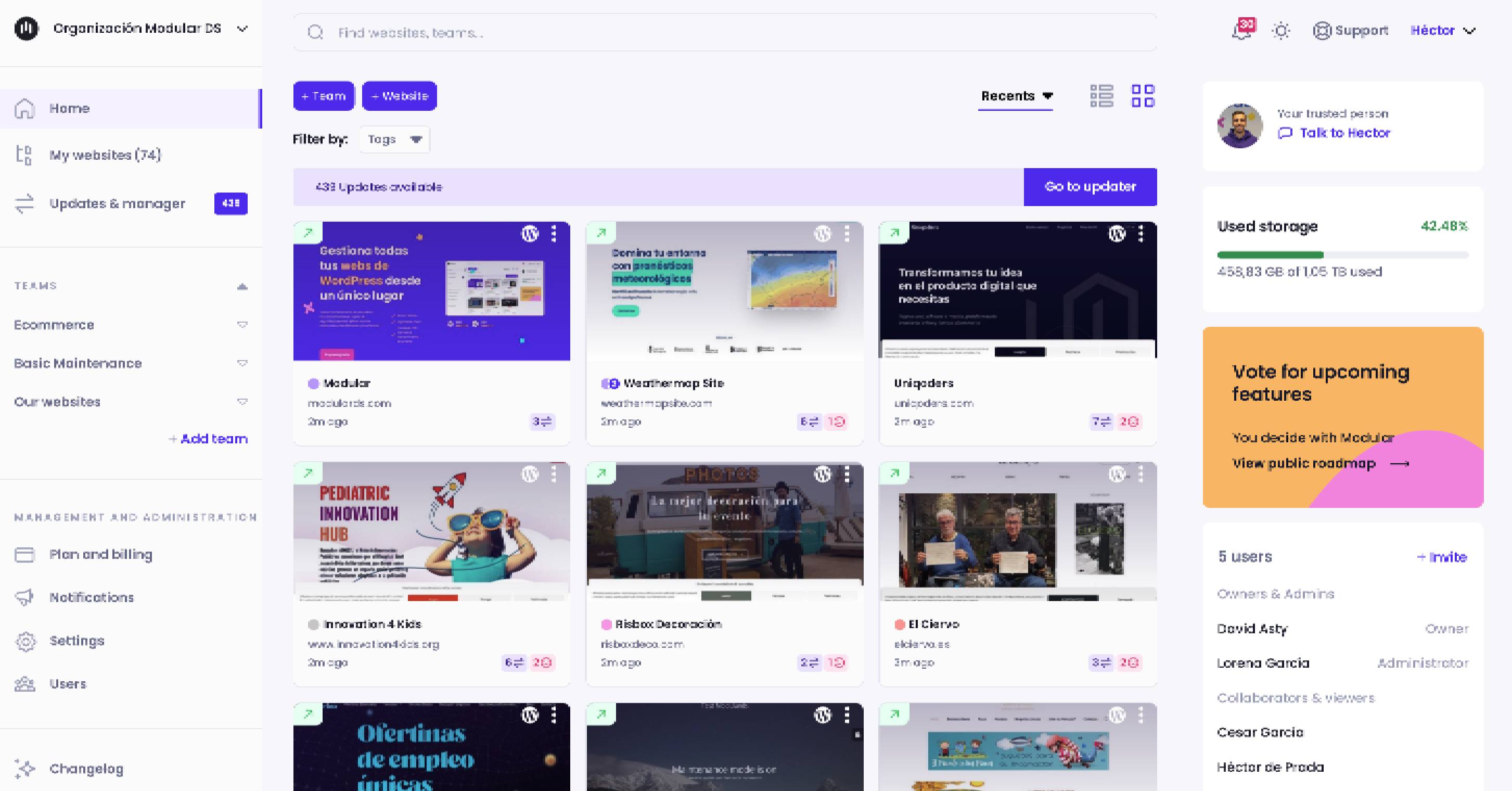 Modular DS Dashboard EN