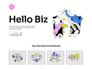 Hello Biz Elementor Modular WordPress Theme