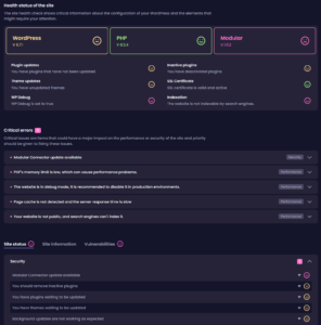 Vulnerabilities Modular blog