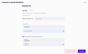 Autenticación HTTP en Modular DS 